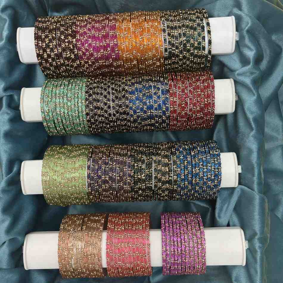 Thulir Glass Bangles - 1 Dzoen