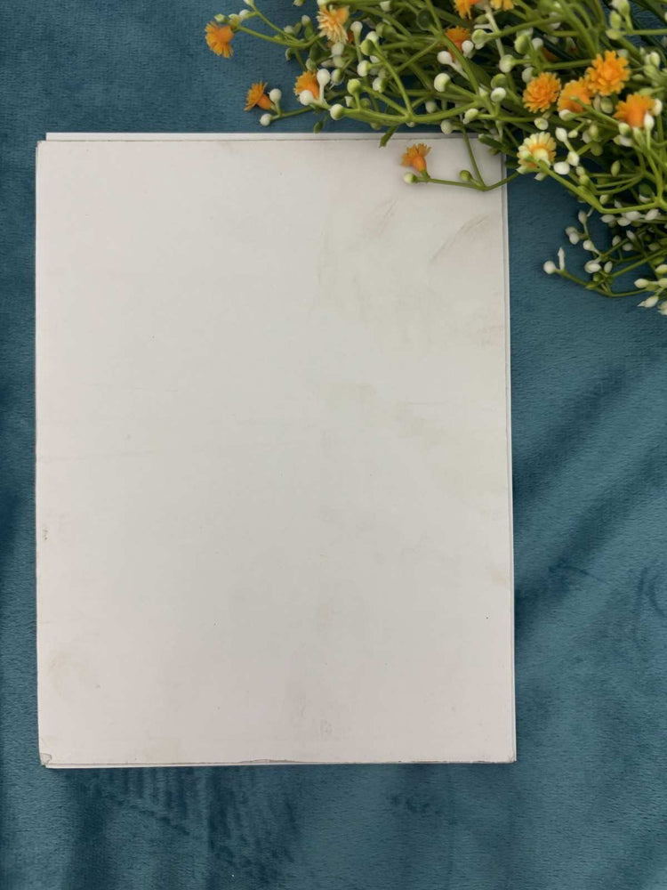 Necklace Card White  5 inch x 7 inch - 5 Piece