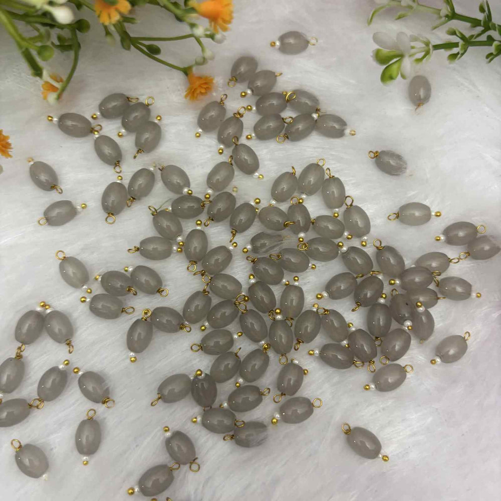 Gray 4x7 oval Hanging - 1 pk