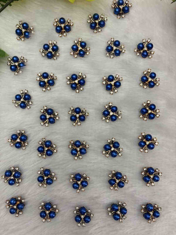 Dark Blue Stone Flower