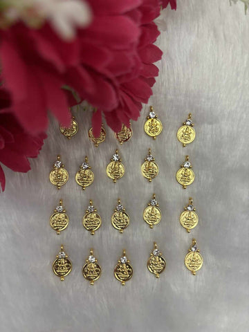 Lakshmi Coin White - 3 piece