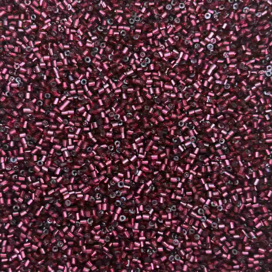 Maroon Cut Bead