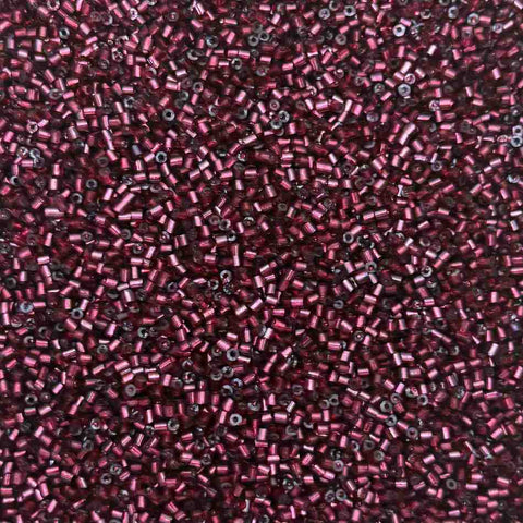 Maroon Cut Bead