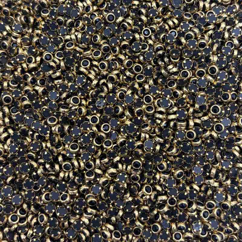 Black 3mm Round Glossy