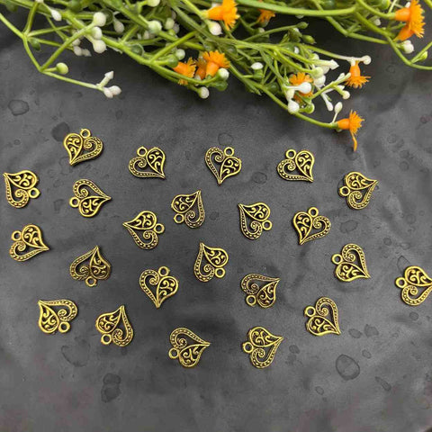 Heart Charm - 5 Piece