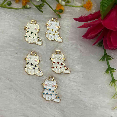 Enamel Charms D10 - 1 Piece
