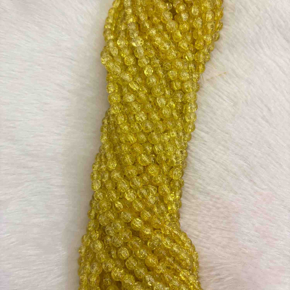Crackle Beads D23 - 1 Line