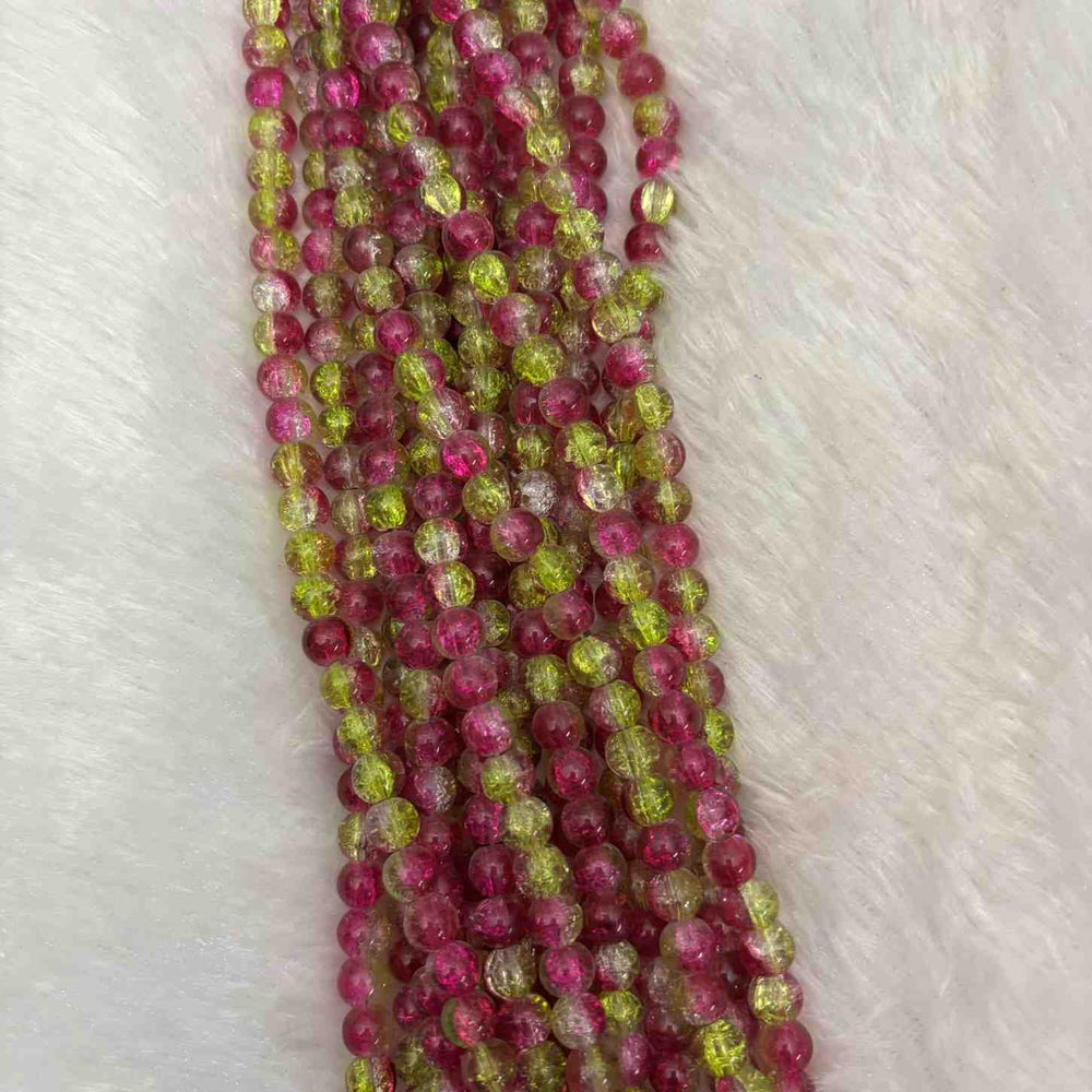 Crackle Beads D26 - 1 Line