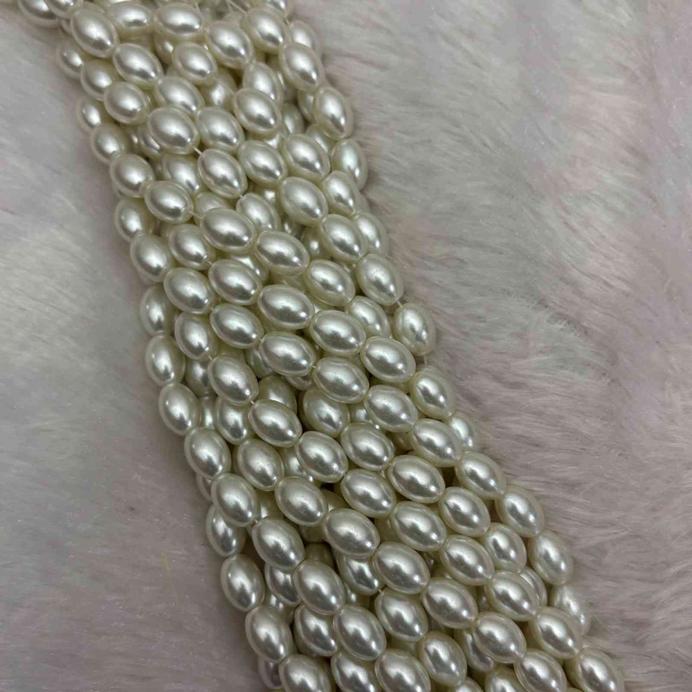 oval Glass Beads - 1 Line