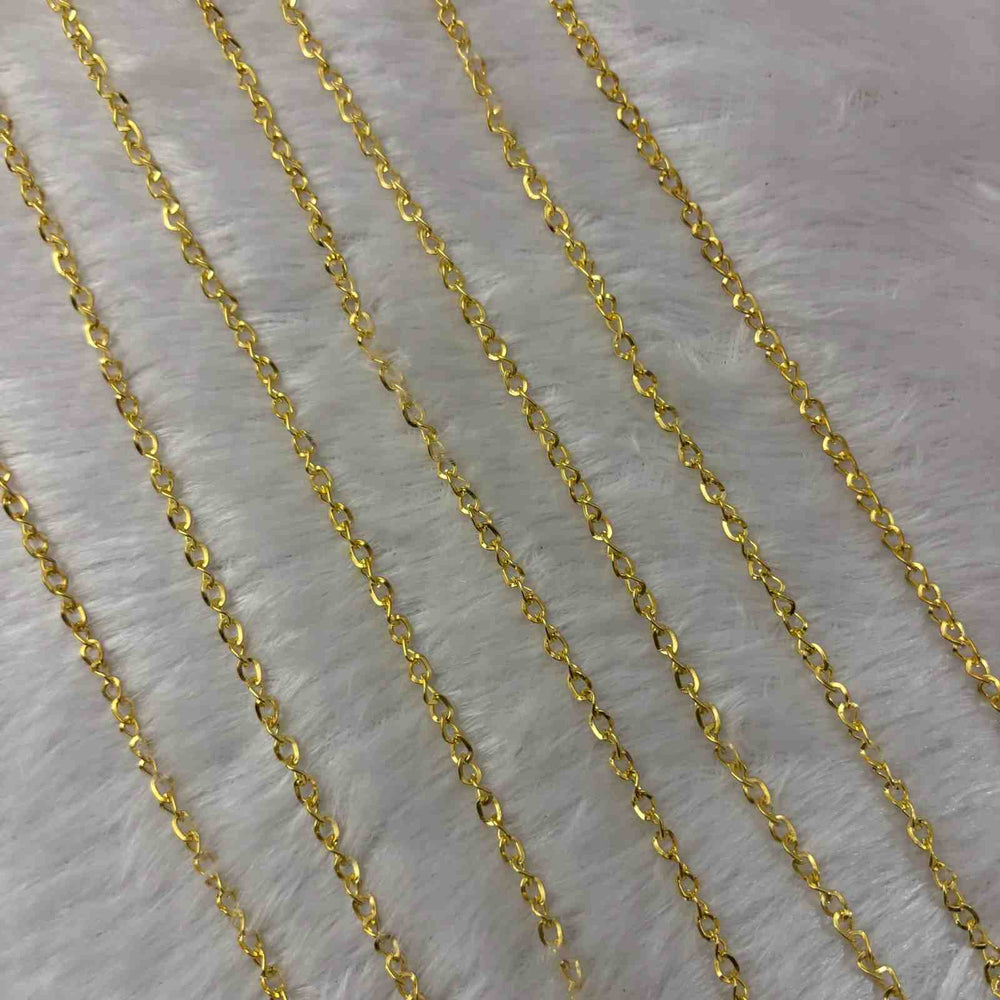 Anti Turnised gold chain - 1 M