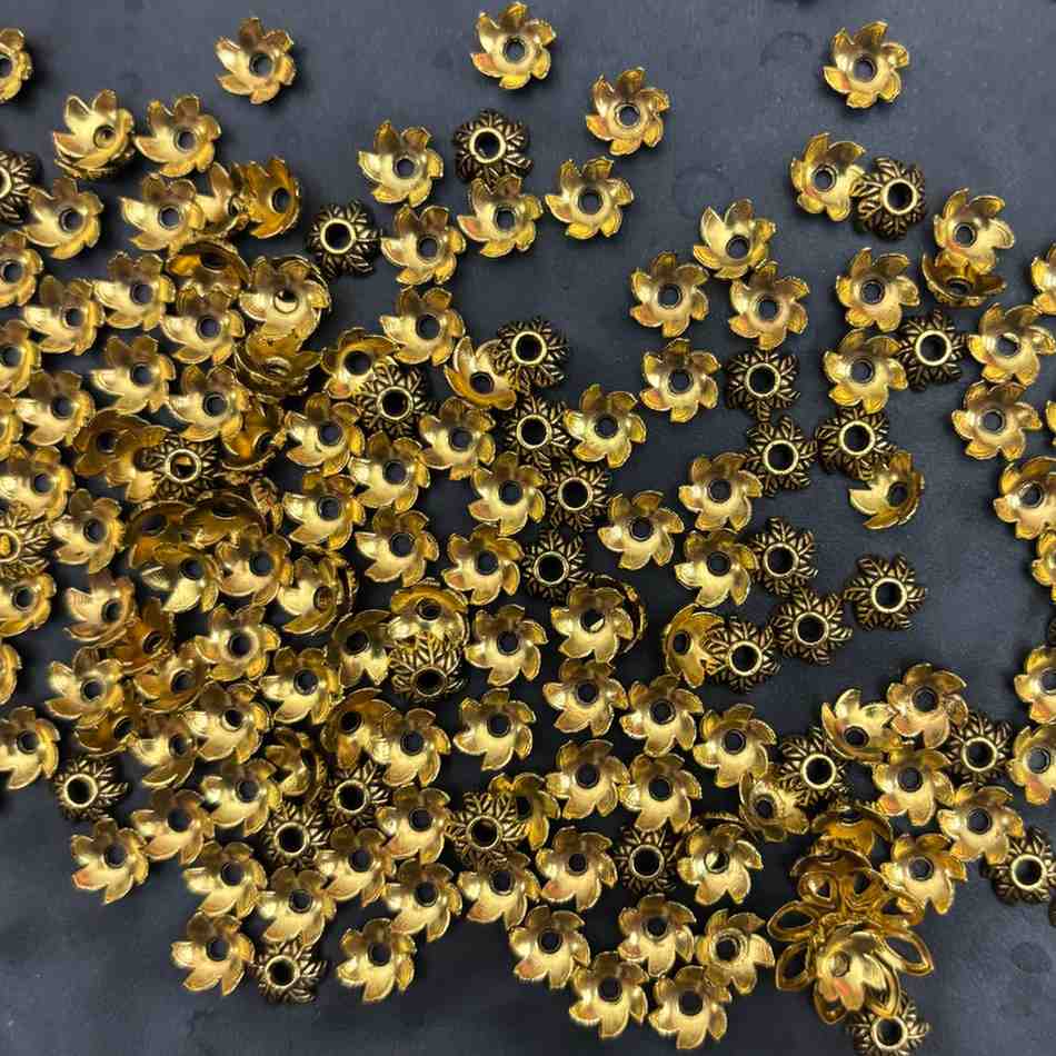 Bead Cap Gold D5 - 10 gm