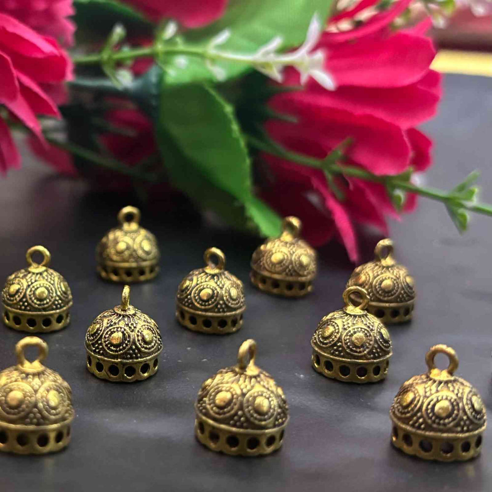 Metal Jhumka D6 -1 Pair