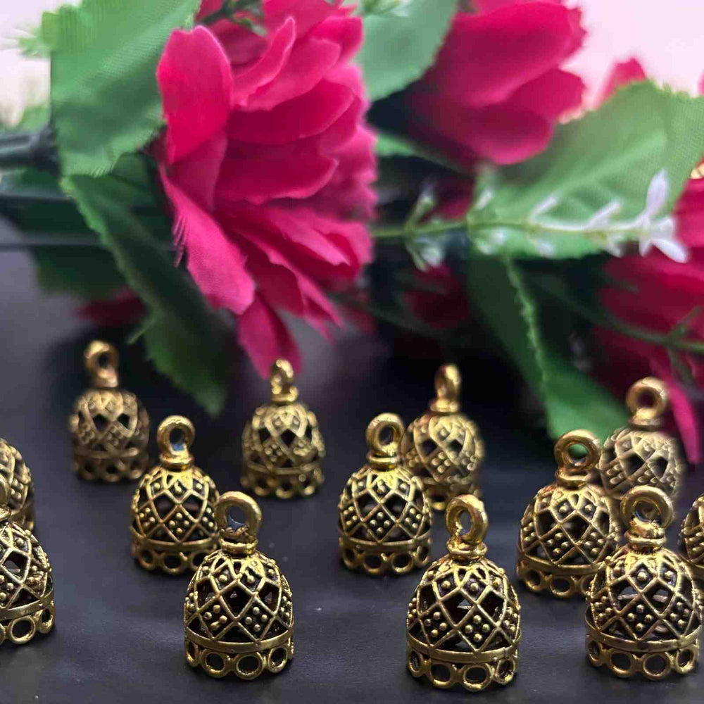 Metal Jhumka D4 -1 Pair
