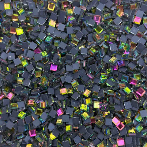 Iron Stone Rainbow Square - 10 gm