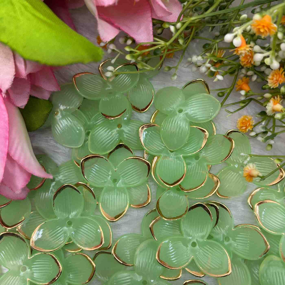 Light Green Three Leaf Lotus - 10 gm