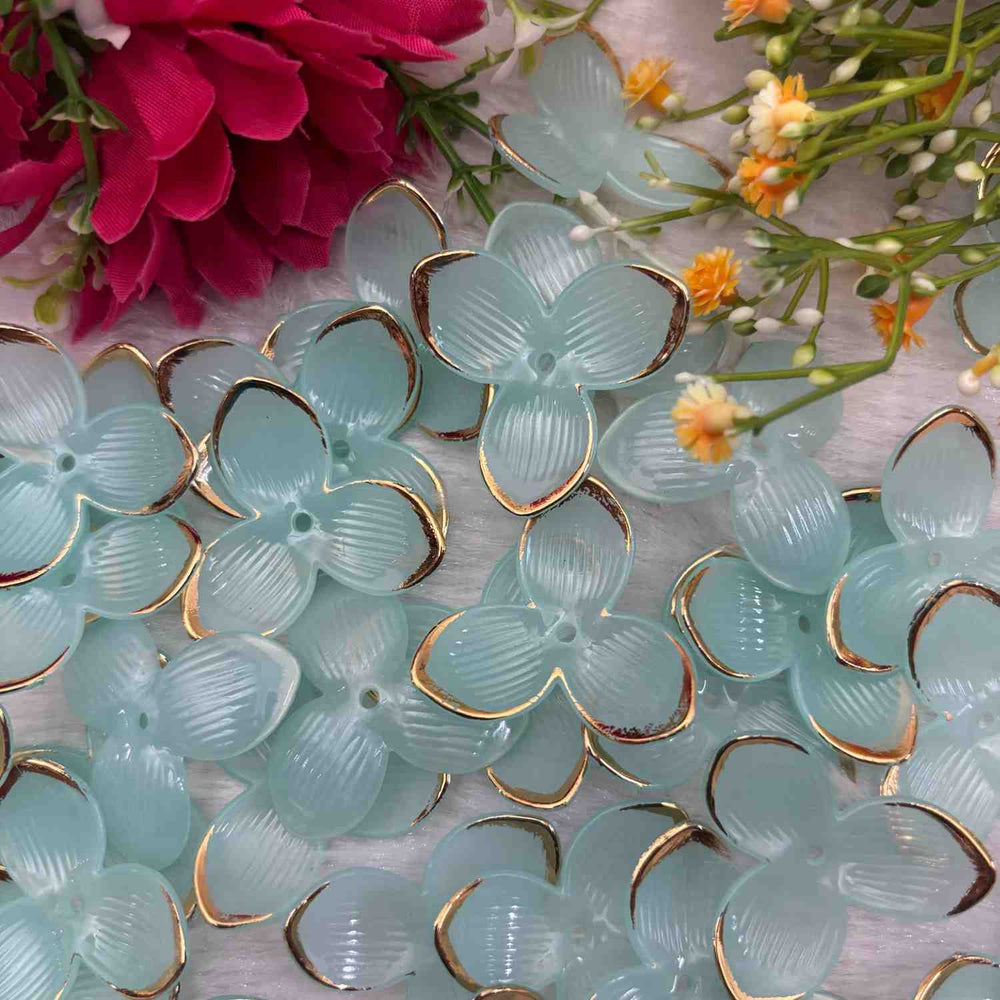 Sky Blue Three Leaf Lotus - 10 gm