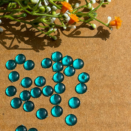 Rama Green Kundan Stone Round