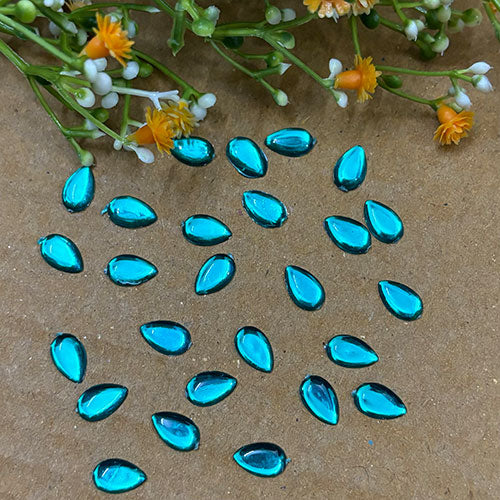 Sky Blue Kundan Stone Thilagam