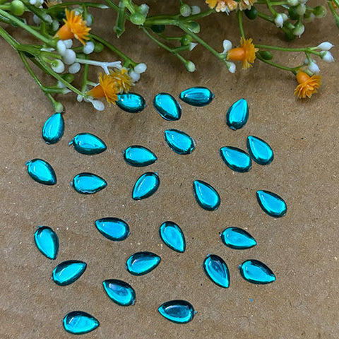 Sky Blue Kundan Stone Thilagam