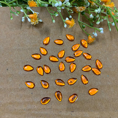 Orange Kundan Stone Thilagam
