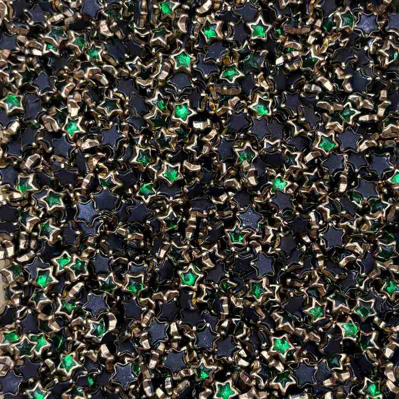 Light Green Star glossy
