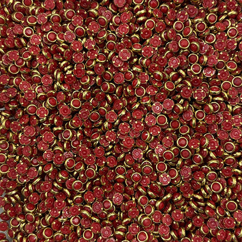 Maroon 4mm Round Mat Stones