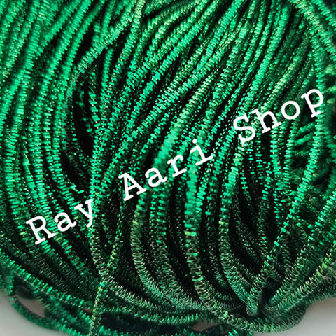 Dark Green Nakshi Zardosi