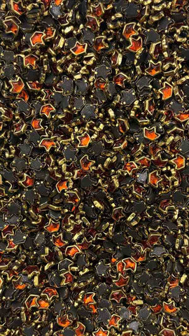 Orange Crown Glossy Stones