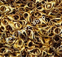 Lobster Hook gold - 10 Piece