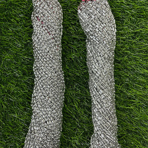 silver Wheat Beads - 1 Bunch