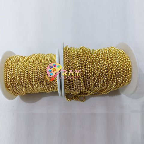 Gold Ball Chain - 1 M