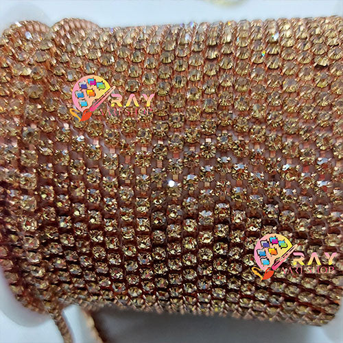 Copper Stone Chain - 1 M