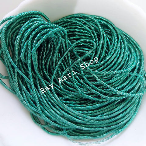 Rama Green - Thick Zardosi
