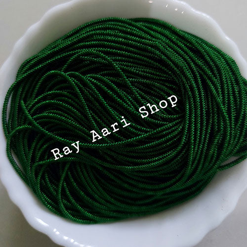 Dark Green - Thick Zardosi