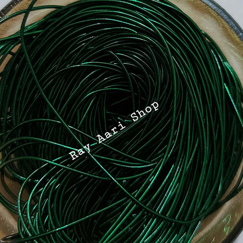 Dark Green - Thin Zardosi