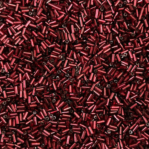Maroon Tube Bead