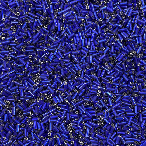 Dark Blue Tube Bead