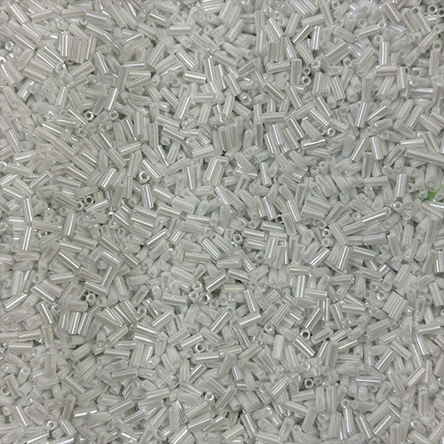 White Tube Bead
