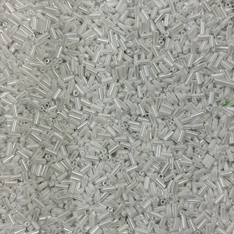 White Tube Bead