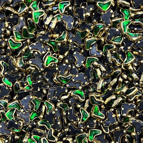 Light Green V Shape Glossy