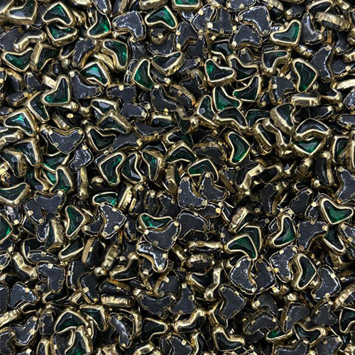 Dark Green V Shape Glossy