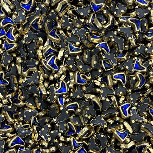 Dark Blue V Shape Glossy