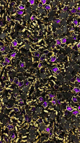Violet Crown Glossy Stones
