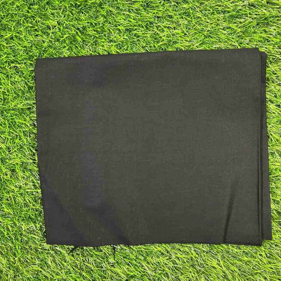 Popline Cloth For Aari Work (Black) - 1 M