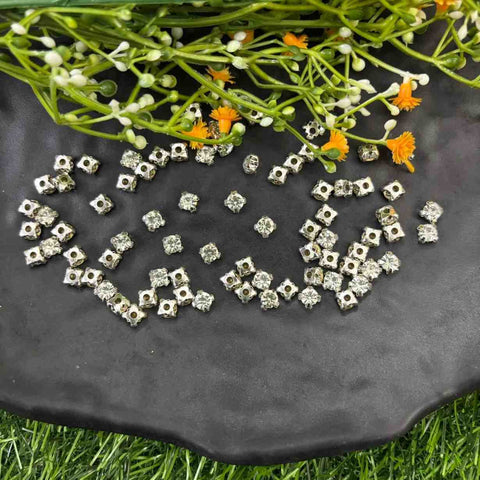 Round White Crystal - 10 Gm