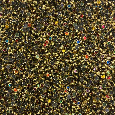 3mm Round Mixed Glossy - 10 gm