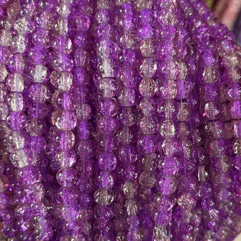 Crackle Beads D18 - 1 Line