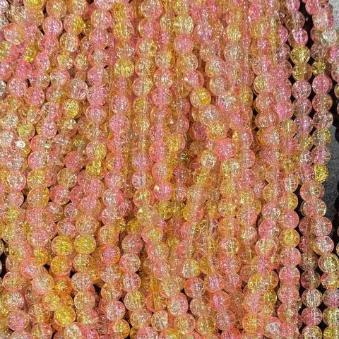 Crackle Beads D20 - 1 Line