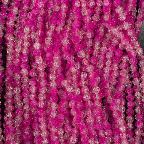 Crackle Beads D15 - 1 Line