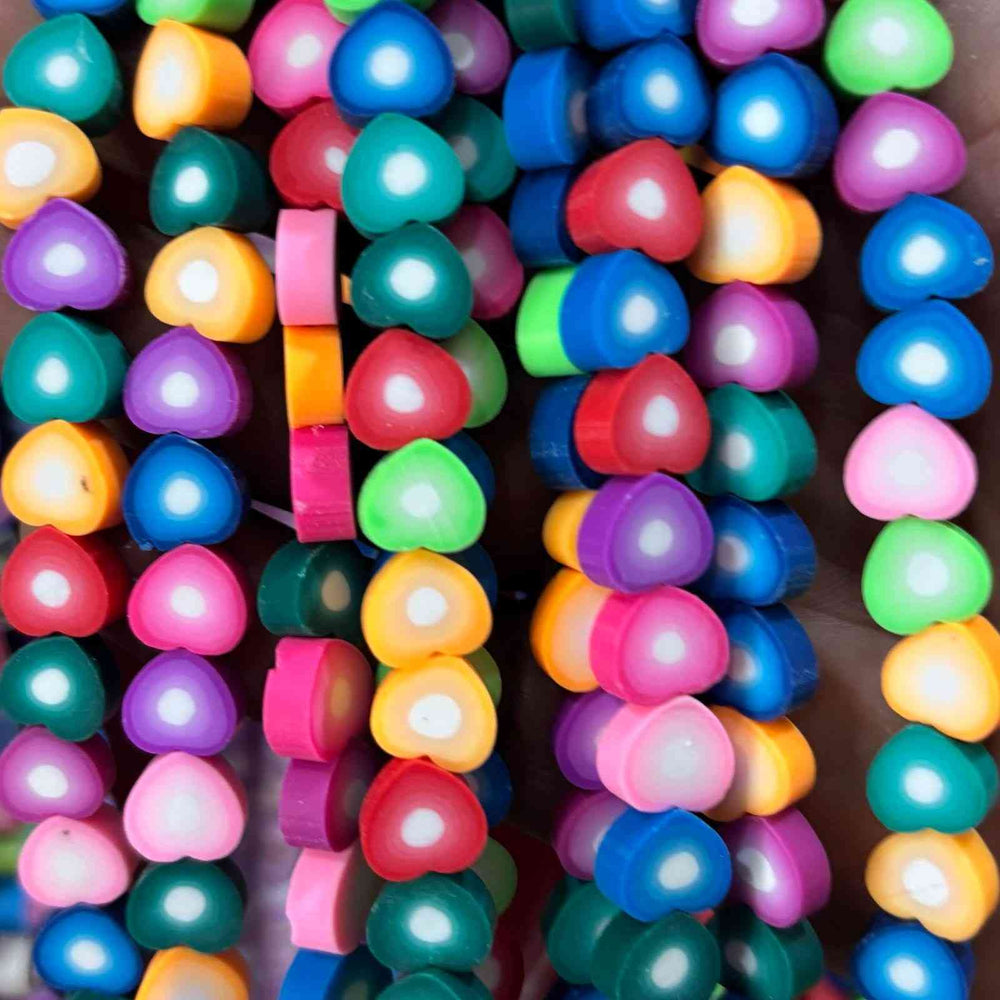 Clay Beads - D6 - 1 line